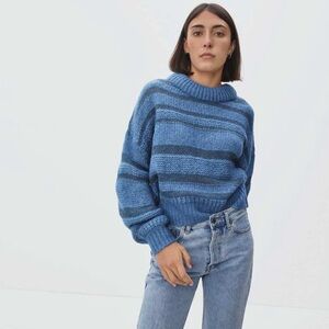 Everlane The Puff Alpaca Sweater Stripe